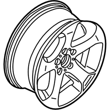 2002 BMW X5 Alloy Wheels - 36116761931