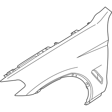 41007491383 BMW Front Left Side Panel Illustration 1 of 1