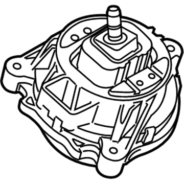 2017 BMW 330e Engine Mount - 22116865470