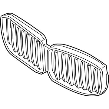 BMW 51137454897 Grill Front