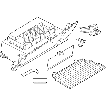 BMW 51166965758 Glove Box