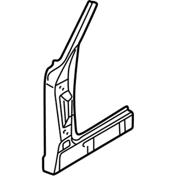 BMW 41218262647 Column A Exterior, Left