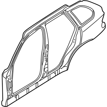 BMW 41217129091 Body-Side Frame Left