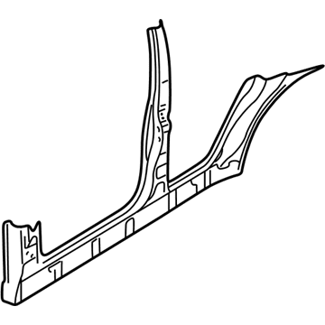 BMW 41218262654 Column B With Right Rocker Panel