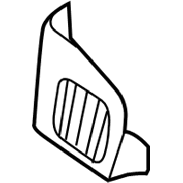BMW 51418240461 Air Inlet Finisher, Left