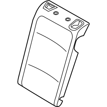 BMW 52207235439 Left Backrest Upholstery