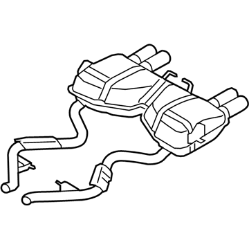 BMW M3 Exhaust Resonator - 18307848119