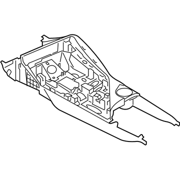 BMW Center Console Base - 51166993850