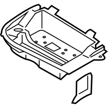 BMW 51169284738 ODDMENTS TRAY, CENTER ARMRES