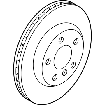 BMW 34116866293 Brake Disc, Ventilated