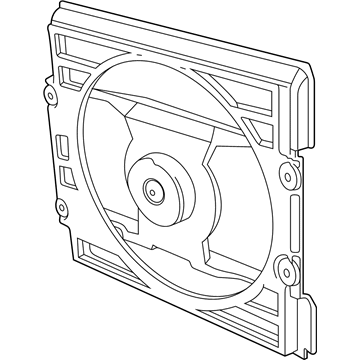 BMW 745Li Fan Shroud - 64546912417