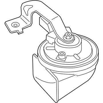 BMW 61337492205 HORN, HIGH PITCH