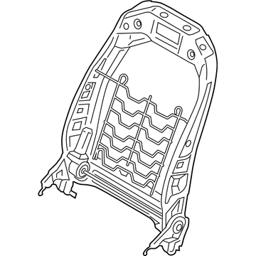 BMW 52107421860 BACKREST FRAME, RIGHT