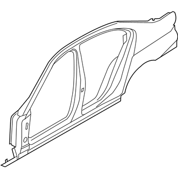 BMW 41217240537 Body-Side Frame Left