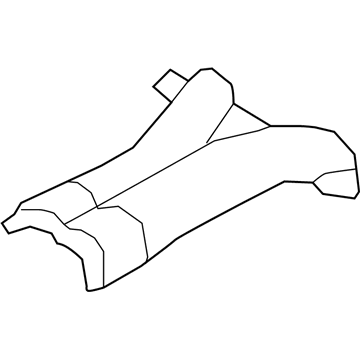 BMW X6 M Exhaust Heat Shield - 51487158410