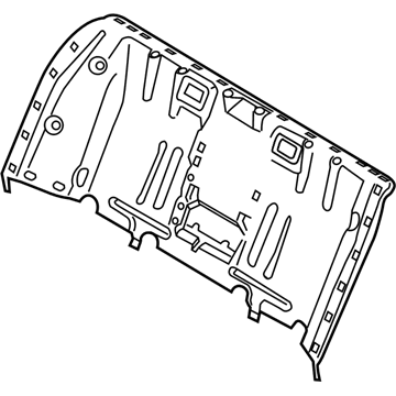 BMW 52207248497 Supporting Part, Backrest