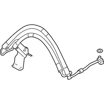 BMW 750i Power Steering Hose - 32416850668