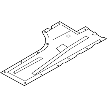 BMW 51757340866 UNDERBODY PANELLING, SIDE ON