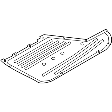 BMW 51757340860 UNDERFLOOR COATING CENTER