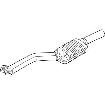 BMW Z3 Exhaust Resonator - 18101437831