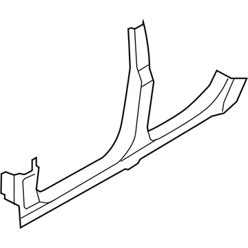 BMW 41217218591 Column B With Left Rocker Panel