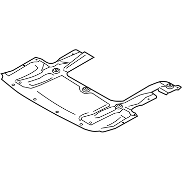 BMW 51758050295 M Engine Compartment Shielding, Front