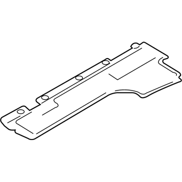 BMW 51757185035 Lateral Underbody Shield, Left