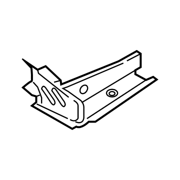 BMW 41007947336 SIDE MEMBER, REAR LOWER RIGH