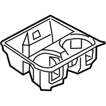 BMW 51169384369 Storage Compartment., Cupholder, Centre Console