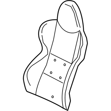 BMW 52107896163 Backrest Upholstery
