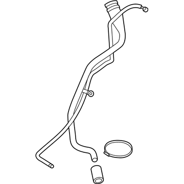 2012 BMW ActiveHybrid 5 Fuel Tank Filler Neck - 16117255601