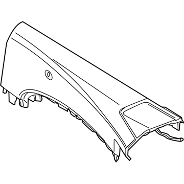 BMW 51439155455 Lateral Trim Panel Top Rear Left