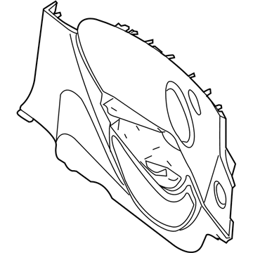 BMW 51439150947 Lateral Trim Panel Rear Left