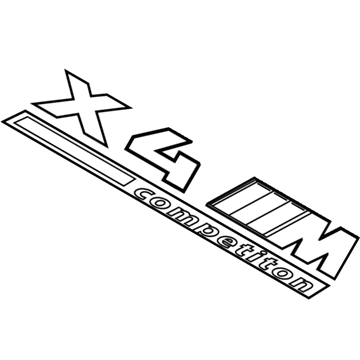 BMW 51148077611 LABEL