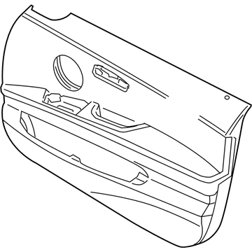 BMW 51419167803 Door Lining Vynil Front Left