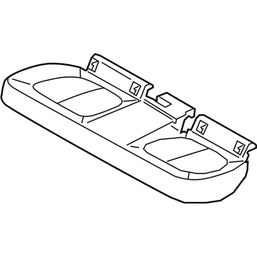 BMW 52207460903 Foam Section, Basic, Seat