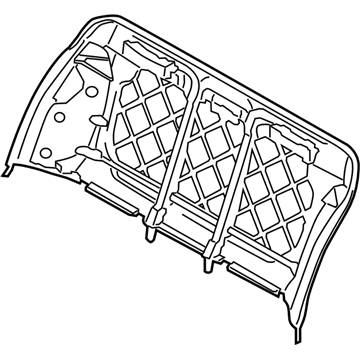 BMW 52207059599 Backrest Frame Electrical. Fa