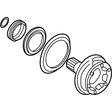 BMW 33132229972 Drive Flange, Output, Right