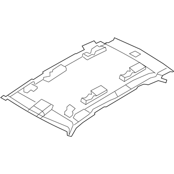 BMW 51448037340 Moulded Roof Lining