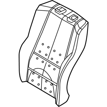 BMW 52108099309 Backrest Upholstery