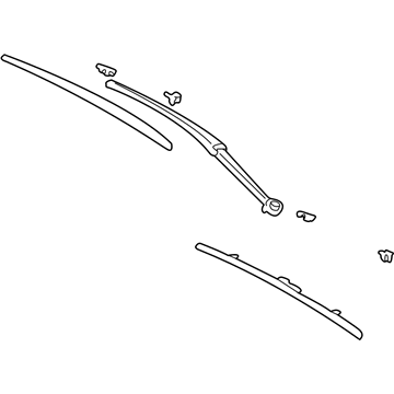 BMW 61618209879 Wagon Windshield Wiper Arm Left