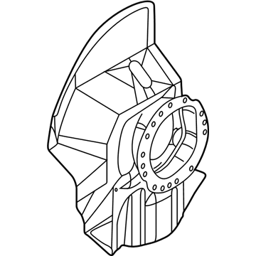 BMW Z4 Brake Backing Plate - 34116759787