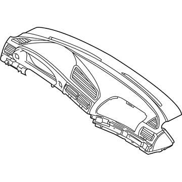 BMW 51458183792 Trim Panel Dashboard