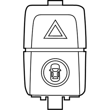 BMW 61316993054 SWITCH FOR EMERGENCY FLASHER