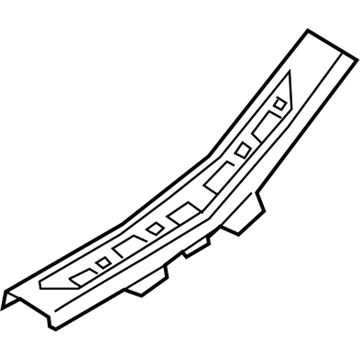 BMW 51478496660 COVER STRIP, ENTRANCE REAR R