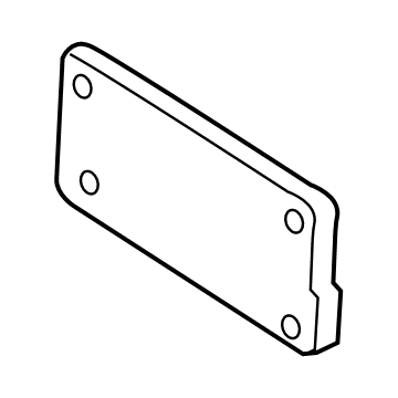 BMW 51117293872 Licence Plate Base