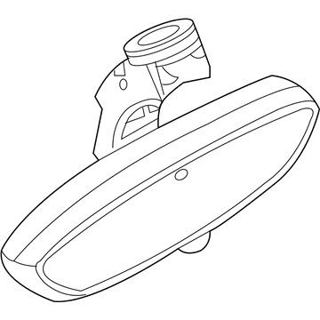 BMW 51169192319 Inside Mirror Ec / Led / Compass / Radio