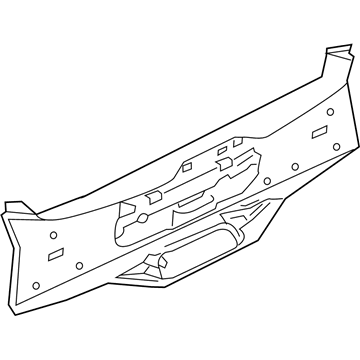 BMW 51497955324 TRIM PANEL, TRUNK LID, CENTE