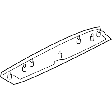 BMW 51497442970 UPPER TRUNK LID TRIM PANEL