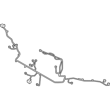 BMW 61129825142 WIRING HARNESS, FRONT END